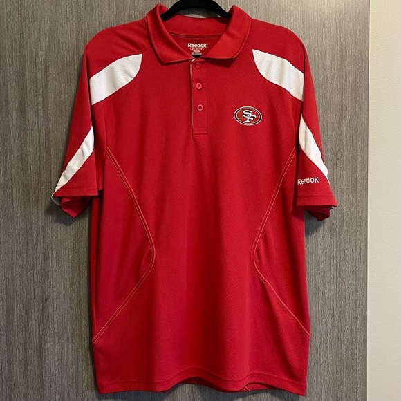 NFL Reebok Polo - San Francisco Forty Niners - Size Medium - Picture 1 of 15